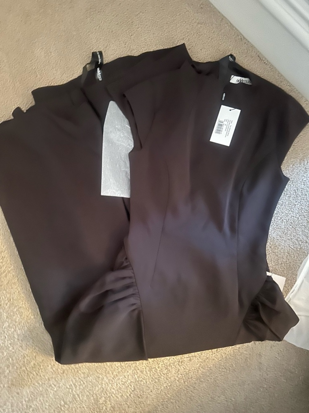 NWT OddMuse Brown Midi Dress - Picture 6 of 6